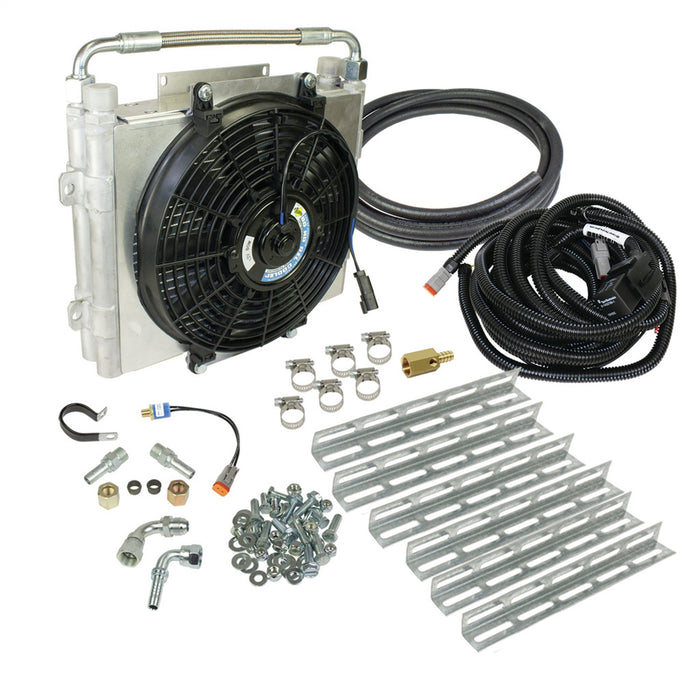 BD Diesel 1030606-DS-58 Xtrude Double Stacked Auxiliary Transmission Cooler Kit - Truck Part Superstore