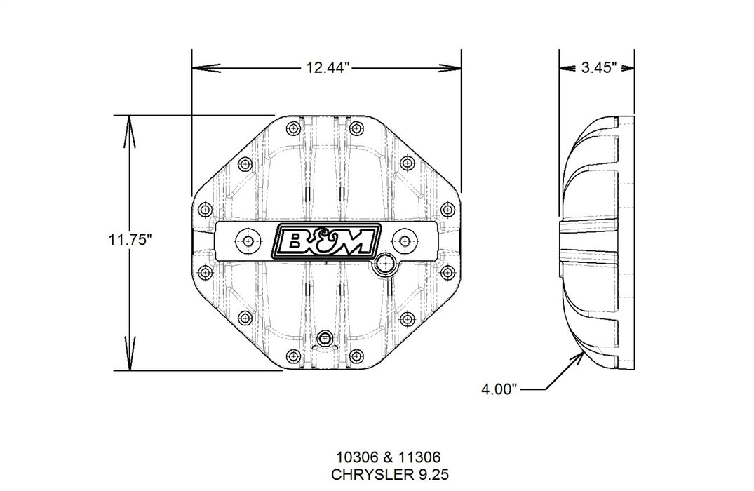 B&M 10306 Differential Cover - Truck Part Superstore