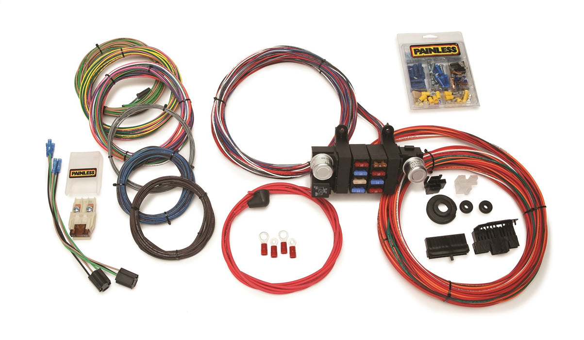 Painless Wiring 10308 18 Circuit Customizable Chassis Harness - Truck Part Superstore