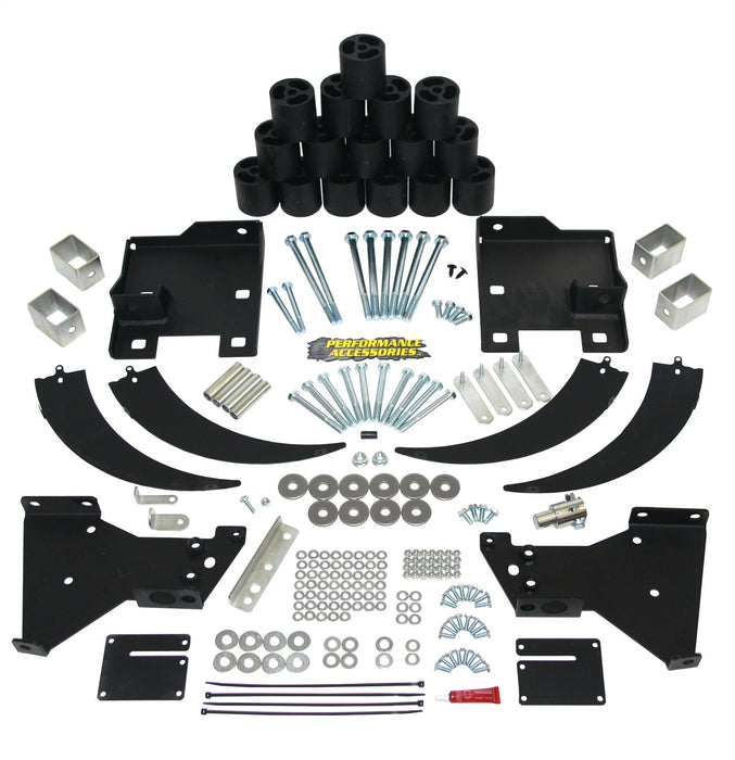Performance Accessories PA10333 3 Inch Body Lift Kit 15 Silverado/Sierra 2500/3500 2WD/4WD Gas 15 Only Performance Accessories - Truck Part Superstore