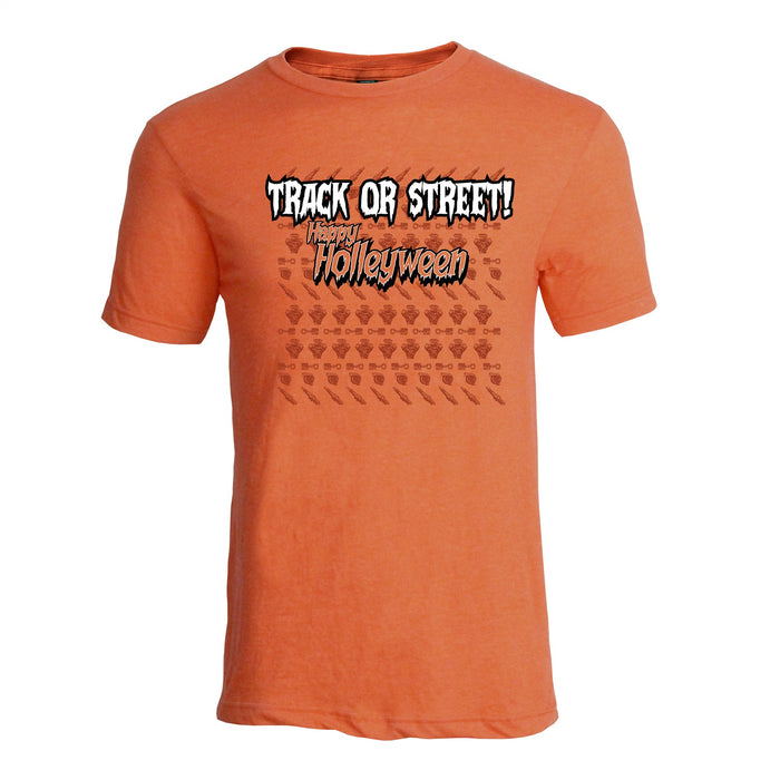 Holley 10354-3XHOL Holleyween Tee; Orange; Crew Necklin; Short Sleeve; XXX-Large; - Truck Part Superstore