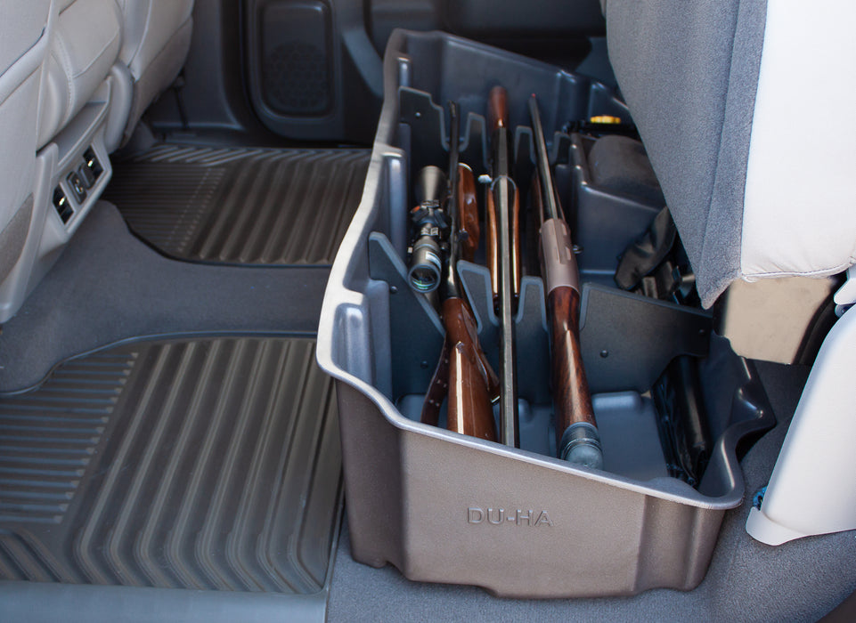 DU-HA 10401 DU-HA® Underseat Storage; Incl. Gun Rack/Organizer; Brown; - Truck Part Superstore