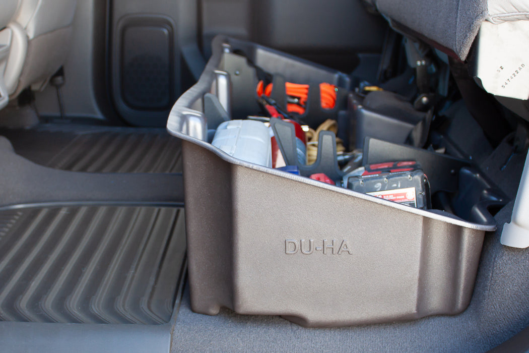 DU-HA 10401 DU-HA® Underseat Storage; Incl. Gun Rack/Organizer; Brown; - Truck Part Superstore