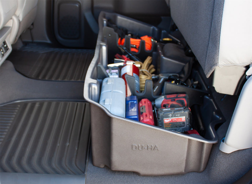 DU-HA 10401 DU-HA® Underseat Storage; Incl. Gun Rack/Organizer; Brown; - Truck Part Superstore