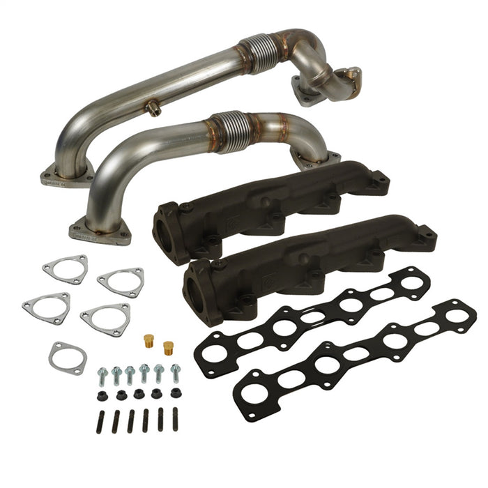 BD Diesel 1041484 Exhaust Manifold Kit; Incl. Up-Pipes; 304 Stainless Steel; - Truck Part Superstore