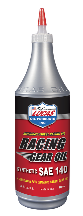 Lucas Oil Products 10430 Synthetic Racing Gear Oil SAE 140 - Truck Part Superstore