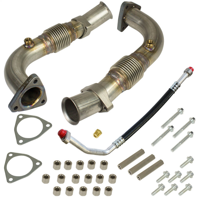 BD Diesel 1043908 UpPipes Kit - Ford 2008-2010 6.4L - Exhaust Manifolds Required - Truck Part Superstore