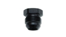 Vibrant Performance 10440 Flare Plugs; Size: -3AN; 6061 Aluminum; Anodized Black; - Truck Part Superstore