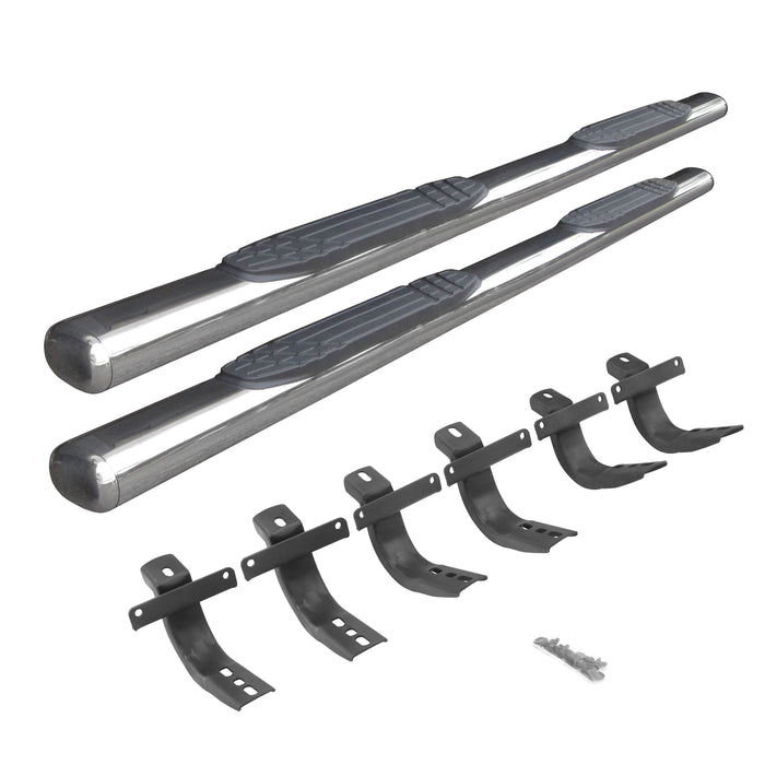 Go Rhino 104412973PS 4" wide step provides enhanced vehicle access at an economical price - Truck Part Superstore