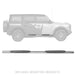 Go Rhino 104412973PS 4" wide step provides enhanced vehicle access at an economical price - Truck Part Superstore