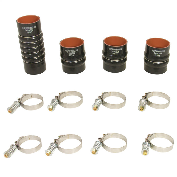 BD Diesel 1045215 Intercooler Hose And Clamp Kit - Truck Part Superstore