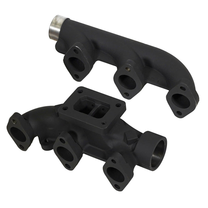 BD Diesel 1045968 Exhaust Manifold; Pre Drilled; Incl. Gasket/Bolt/Spacers Kit; EGR Compatible; - Truck Part Superstore