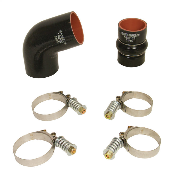 BD Diesel 1046277 Intercooler Hose And Clamp Kit - Truck Part Superstore