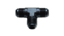 Vibrant Performance 10485 Flare Tee Adapter Fitting; Size: -12AN; 6061 Aluminum; Anodized Black; - Truck Part Superstore