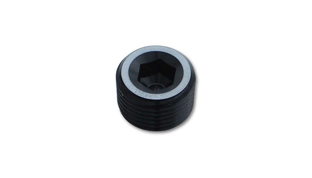 Vibrant Performance 10495 Socket Pipe Plugs; Size: 1in. NPT; 6061 Aluminum; Anodized Black; - Truck Part Superstore