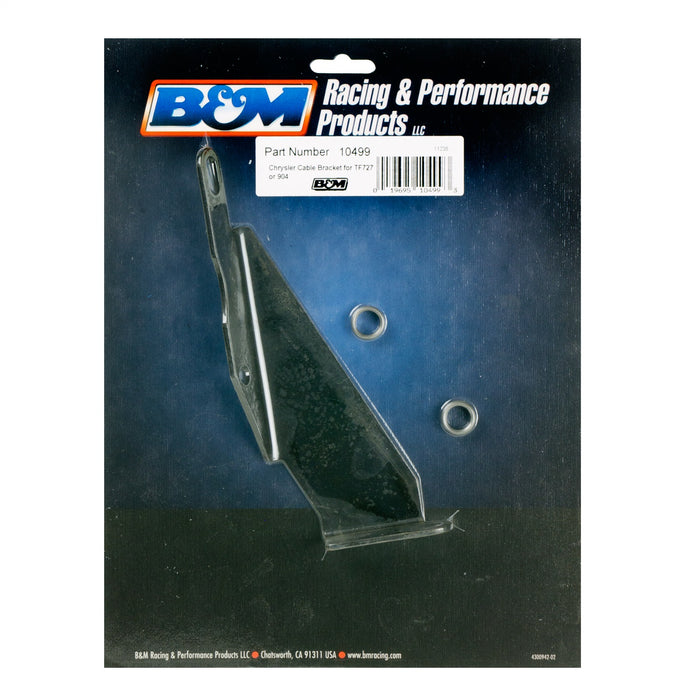 B&M 10499 Automatic Transmission Shift Cable Bracket; Incl. Spacers; Natural Finish; - Truck Part Superstore