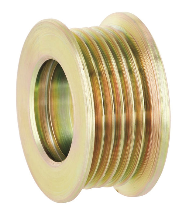 Powermaster Performance 104 Overdrive Pulley; Serpentine; 6 Groove; OD-54mm; - Truck Part Superstore