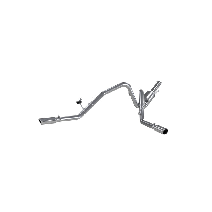 MBRP S5204AL 3 Inch Cat Back Exhaust System Dual Split Side Aluminized Steel For 04-08 Ford F-150 MBRP - Truck Part Superstore