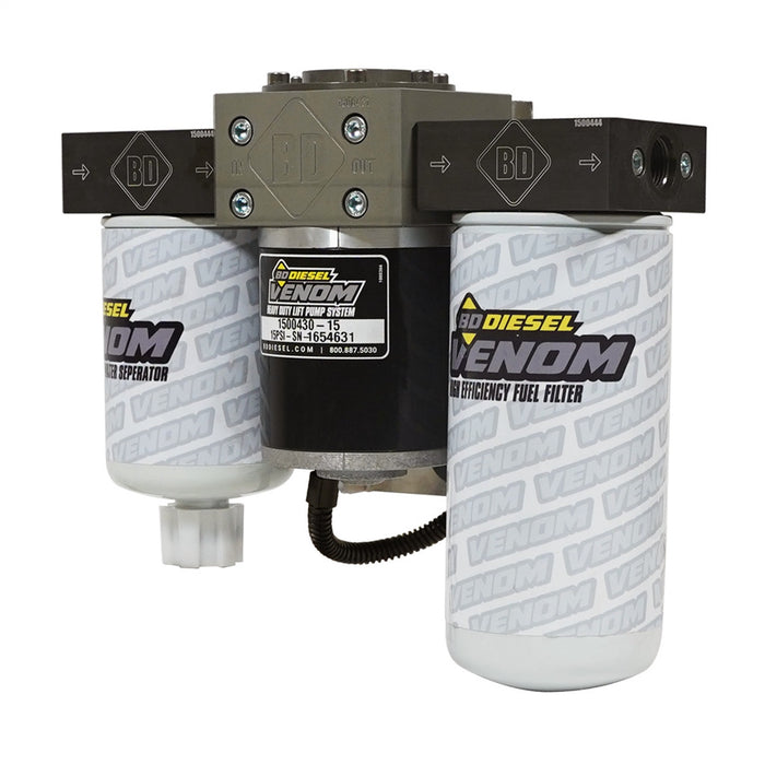 BD Diesel 1050332 Venom Fuel Lift Pump Kit; w/Filter And Separator; - Truck Part Superstore