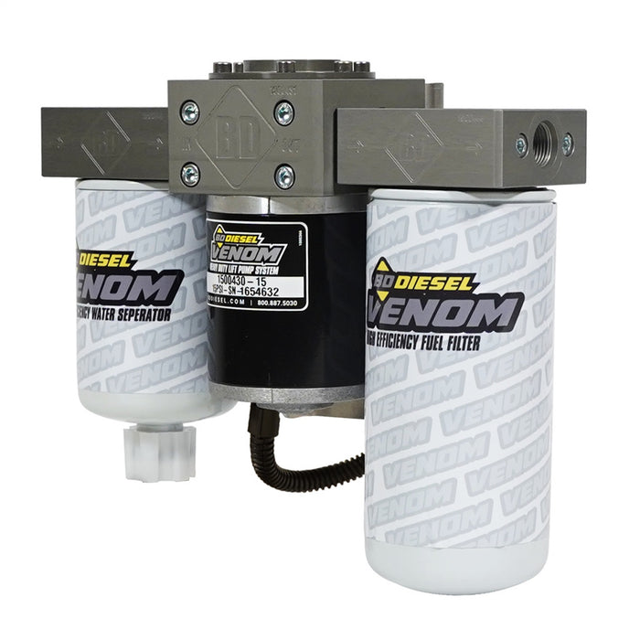BD Diesel 1050333 Venom Fuel Lift Pump Kit; w/Filter And Separator; - Truck Part Superstore