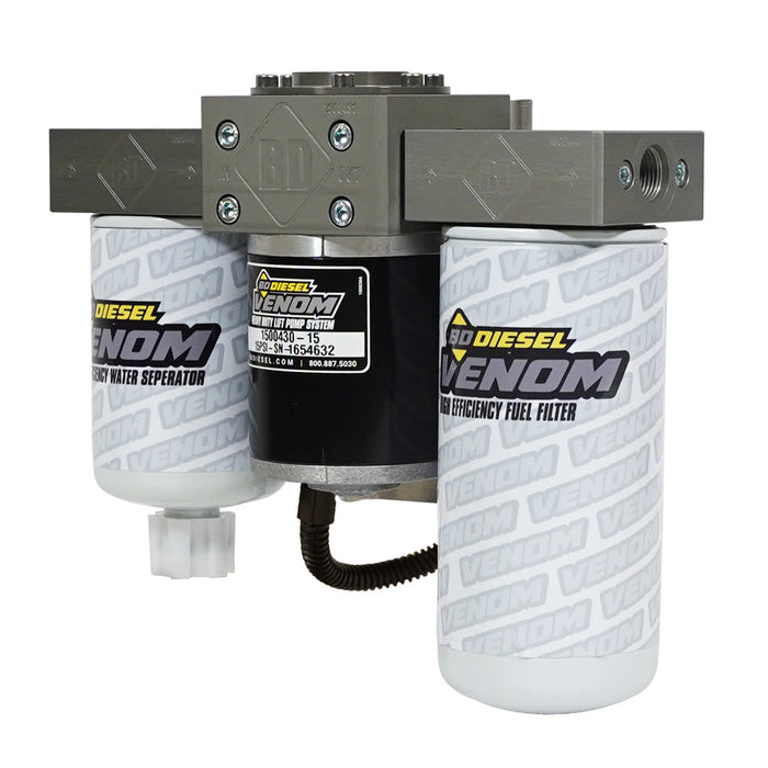 BD Diesel 1050333 Venom Fuel Lift Pump Kit; w/Filter And Separator; - Truck Part Superstore