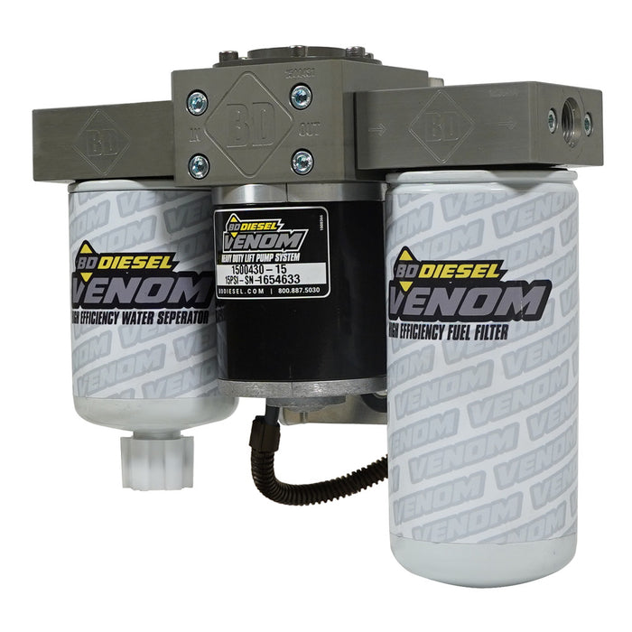 BD Diesel 1050335 Venom Fuel Lift Pump Kit; w/Filter And Separator; - Truck Part Superstore