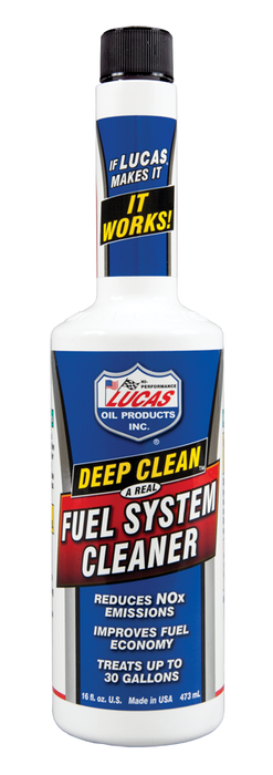 Lucas Oil Products 10512 Deep Clean Fuel System Cleaner - Truck Part Superstore