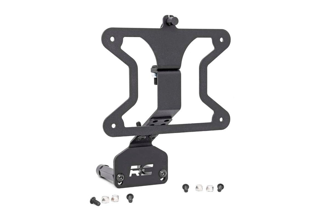 Rough Country 10541 Jeep License Plate Adapter 07-18 Wrangler JK / JK Unlimited Rough Country - Truck Part Superstore