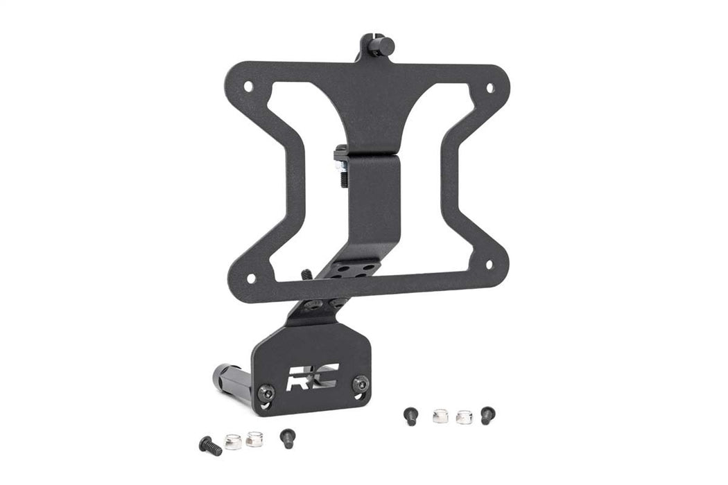 Rough Country 10541 Jeep License Plate Adapter 07-18 Wrangler JK / JK Unlimited Rough Country - Truck Part Superstore