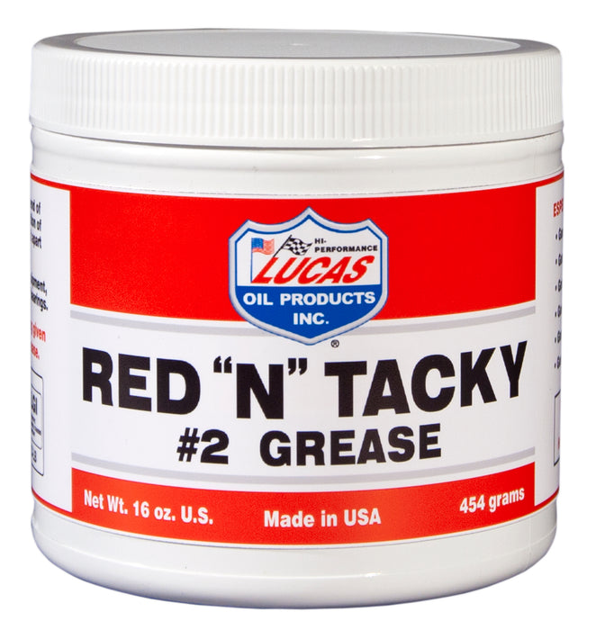 Lucas Oil Products 10574 Red N Tacky Grease - Truck Part Superstore