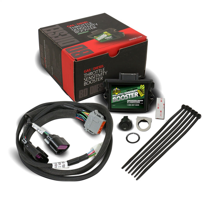BD Diesel 1057837 Throttle Sensitivity Booster Push Button Switch Kit - Truck Part Superstore