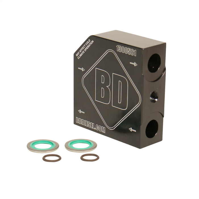 BD Diesel 1061527 Transmission Oil Cooler Bypass Tube Eliminator Kit; - Truck Part Superstore