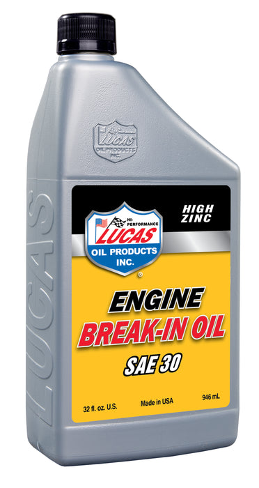 Lucas Oil Products 10630 SAE 30wt Break-in Oil - Truck Part Superstore