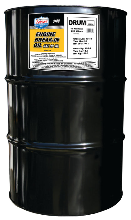 Lucas Oil Products 10634 SAE 30wt Break-in Oil - Truck Part Superstore