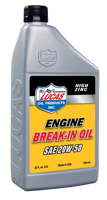 Lucas Oil Products 10635 SAE 20W-50 Break-in Oil - Truck Part Superstore