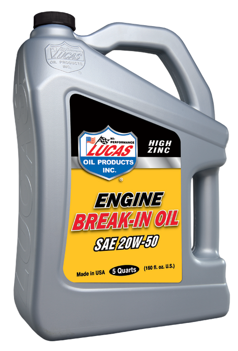 Lucas Oil Products 10636 SAE 20W-50 Break-in Oil - Truck Part Superstore