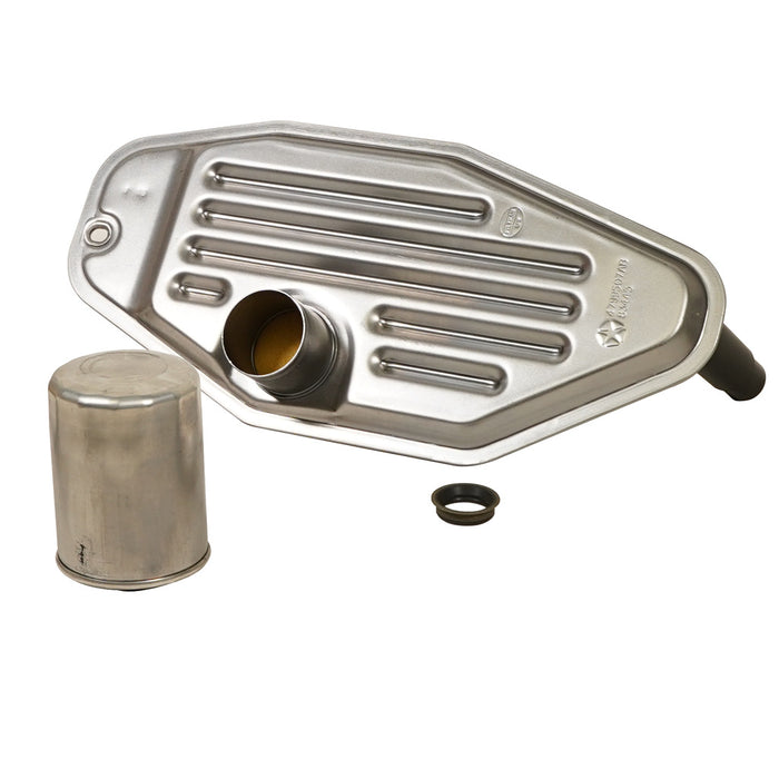 BD Diesel 1064043 Inline Transmission Filter Kit; Incl. Pan Gasket/Sump Filter/Spin-On Filter; - Truck Part Superstore