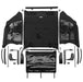Rampage 106635 Frameless Trail Top Complete; Black Diamond; Vinyl; - Truck Part Superstore