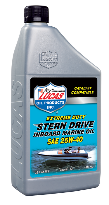 Lucas Oil Products 10677 Stern Drive Inboard Engine Oil SAE 25W-40 - Truck Part Superstore