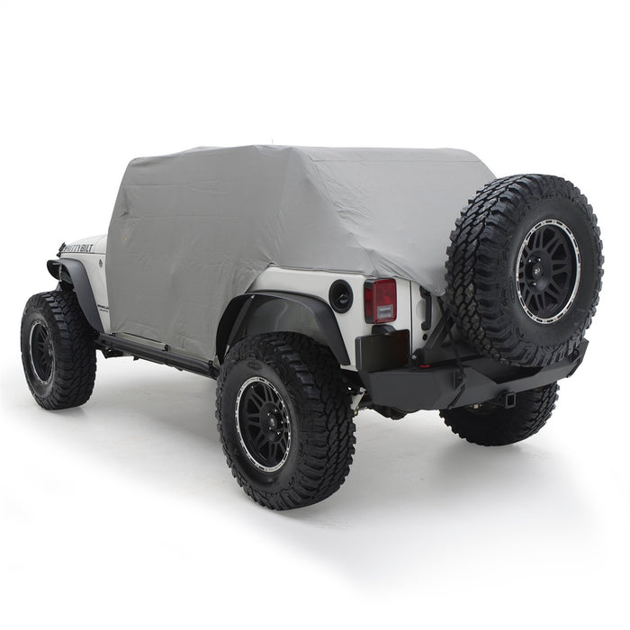 Smittybilt 1069 Cab Cover W/Door Flap 07-18 Wrangler JK 4DR Grey Smittybilt - Truck Part Superstore