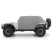 Smittybilt 1069 Cab Cover W/Door Flap 07-18 Wrangler JK 4DR Grey Smittybilt - Truck Part Superstore