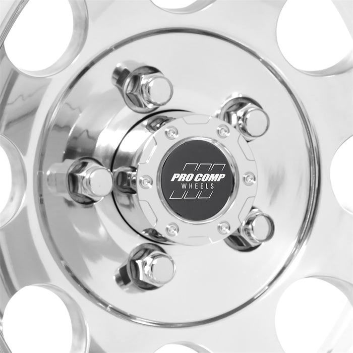 Pro Comp Alloy Wheels 1069-6155 Series 1069 16x10 with 5 on 150 Bolt Pattern Polished Pro Comp Alloy Wheels - Truck Part Superstore