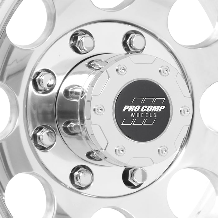 Pro Comp Alloy Wheels 1069-6182 Series 1069 16x10 with 8 on 6.5 Bolt Pattern Polished Pro Comp Alloy Wheels - Truck Part Superstore