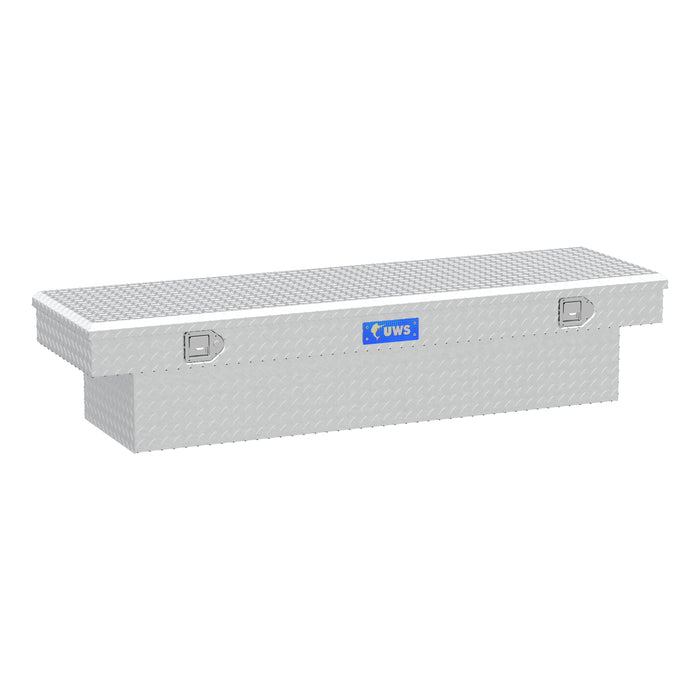 UWS TBS-69 UWS TBS-69 Crossover Tool Box (69 Inch Truck Tool Box-Bright Aluminum) - Truck Part Superstore