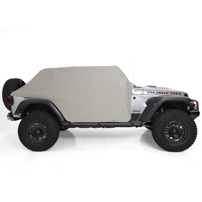 Smittybilt 1071 Jeep JL Cab Cover w/Door Flaps Water-Resistant Gray 2018-Present Wrangler JL 4-Door Each Smittybilt - Truck Part Superstore