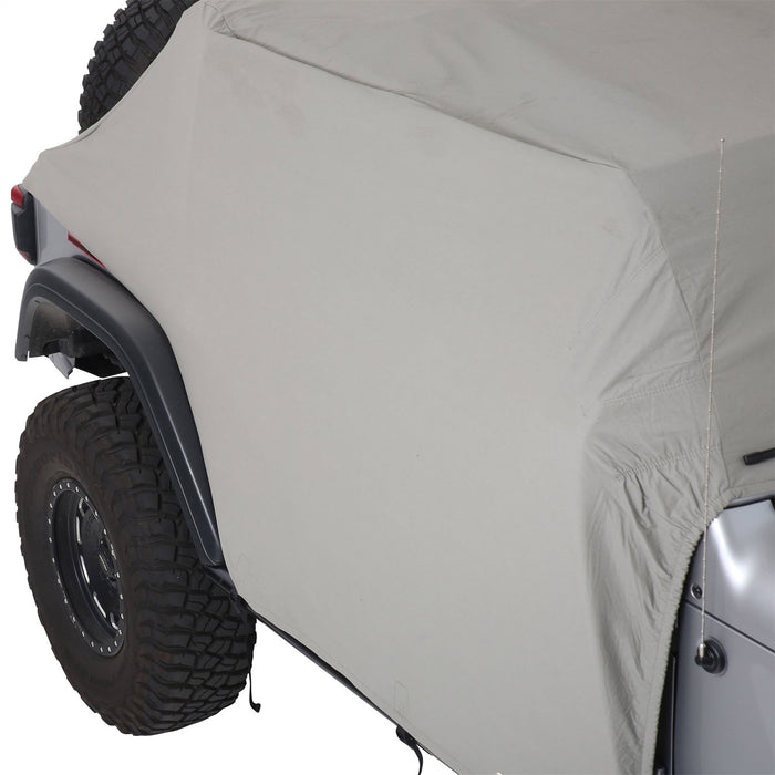 Smittybilt 1071 Jeep JL Cab Cover w/Door Flaps Water-Resistant Gray 2018-Present Wrangler JL 4-Door Each Smittybilt - Truck Part Superstore