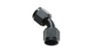 Vibrant Performance 10716 Female 45 Degree Union Adapter; Size: -16AN; 6061 Aluminum; Anodized Black; - Truck Part Superstore