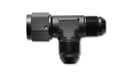 Vibrant Performance 10745 Tee Fitting; Size: -12AN; w/-12AN Female Swivel; 6061 Aluminum; Anodized Black; - Truck Part Superstore