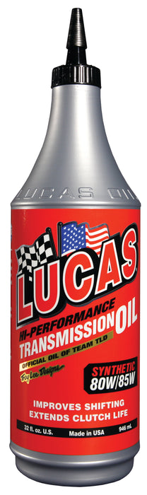 Lucas Oil Products 10778 80W/85W Motorcycle Transmission Oil - Truck Part Superstore