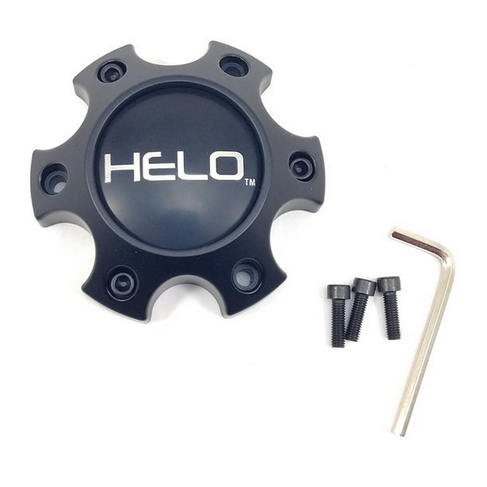 Helo 1079L121AHE1SB HELO CAP 6X4.5/120 SATIN BLACK - Truck Part Superstore